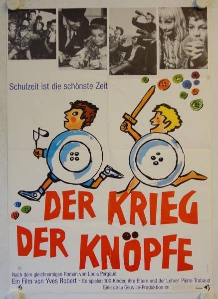 Der Krieg der Knöpfe originales Filmplakat (R76)